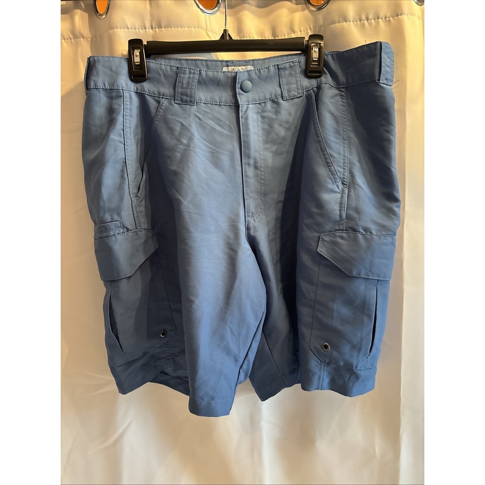 World Wide Sportsman Shorts Mens‎ Size 40 Blue Lightweight Cargo Fishing Outdoor